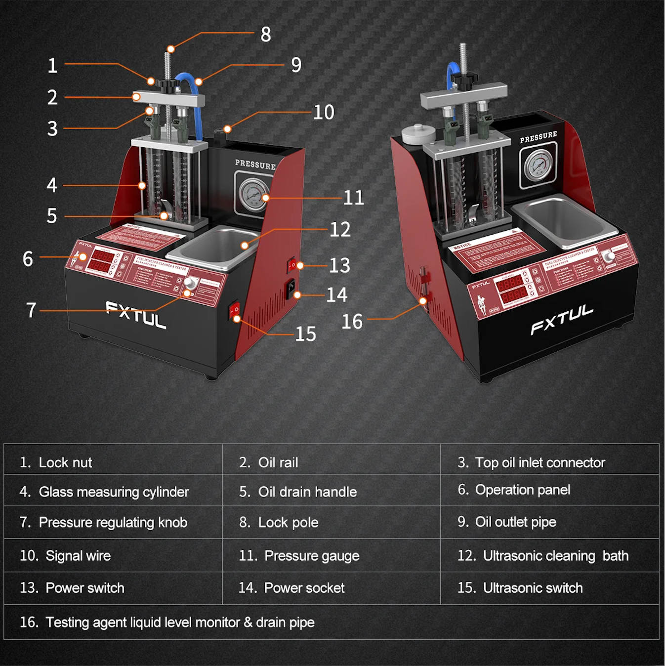 FXTUL UNT60 Fuel Injector Tester an Cleaner For BS6 2 Wheeler - Image 4