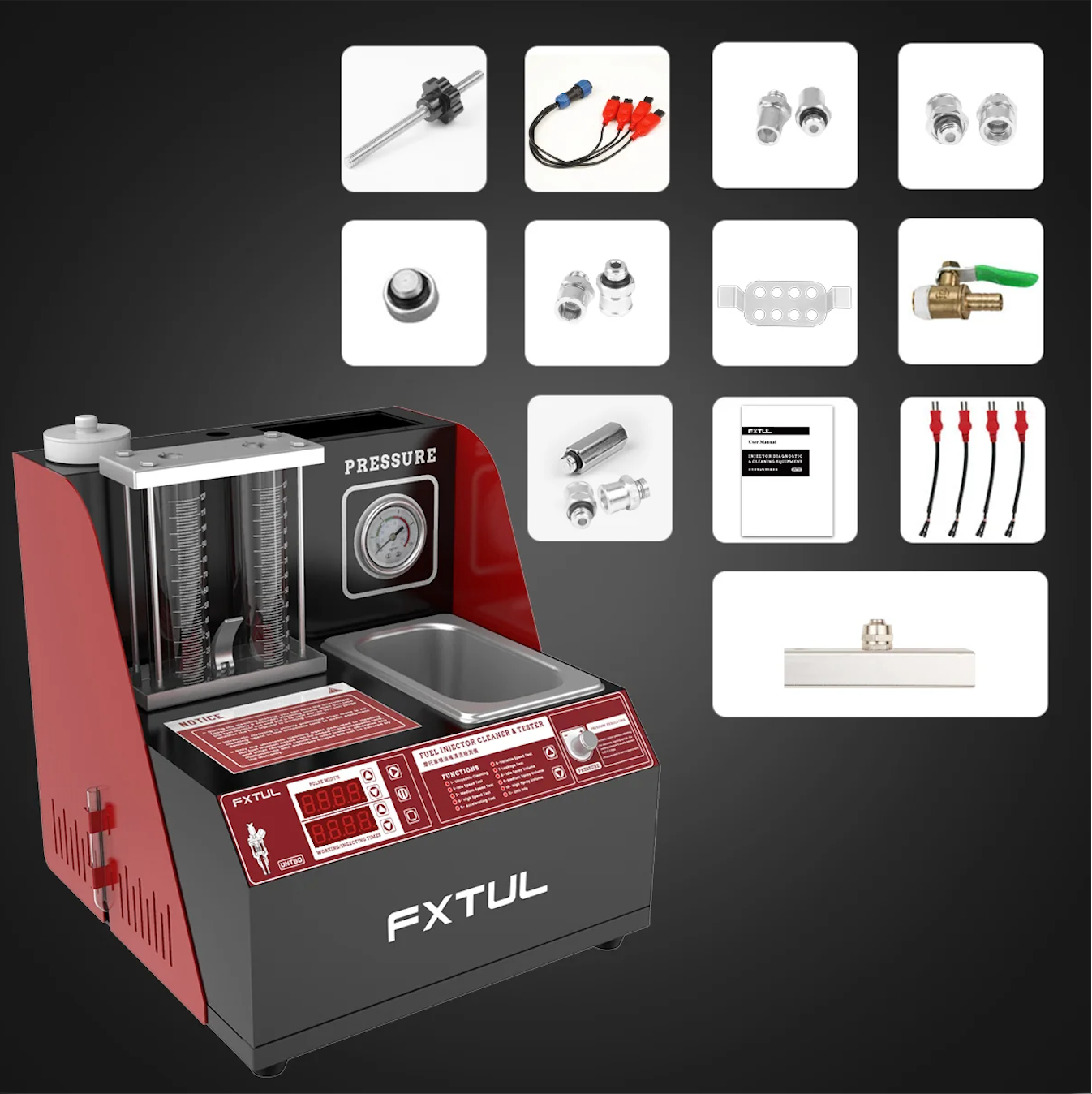 FXTUL UNT60 Fuel Injector Tester an Cleaner For BS6 2 Wheeler - Image 9