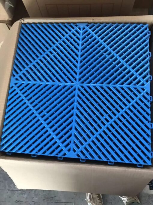 PCC Car Wash Floor Mat Tile, 40x40cm (1.72 sq. ft), Thickness 18mm - Image 3