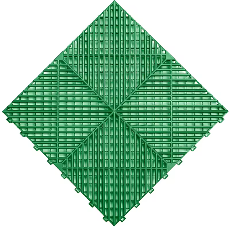PCC Car Wash Floor Mat Tile, 40x40cm (1.72 sq. ft), Thickness 18mm - Image 5