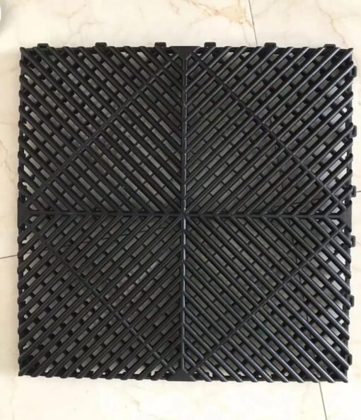 PCC Car Wash Floor Mat Tile, 40x40cm (1.72 sq. ft), Thickness 18mm - Image 6