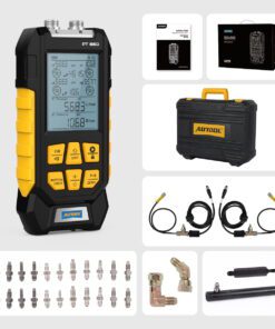 autool pt660 brake pressure gauge for brake system checking supports two channel