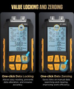 autool pt660 brake pressure gauge for brake system checking supports two channel