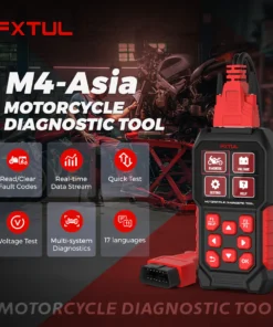 FXTUL M4 Motorcycle Scanner OBD2 Code Reader Scan Tool For HONDA YAMAHA KAWASAKI SYM KYMCO SUZUKI VESPA KTM PGO BENELLI