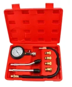 8PCS Petrol Engine Compression Cylinder Pressure Test Tool Kit for Car & Truck, Automotive Test Kit